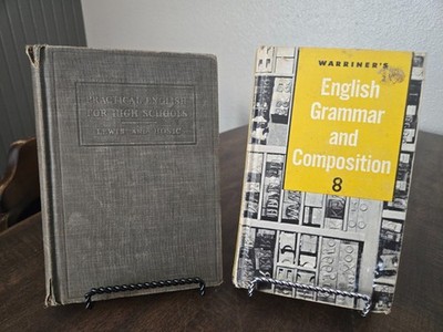 ENGLISH GRAMMAR & COMPOSITION 8 and PRACTICAL ENGLISH FOR HIGH SCHOOLS HC BOOKS
