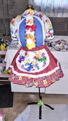 Bright & Cheerful Tulip Clown Costume   Complete Outfit