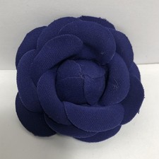 purple camellia flower floral brooch Pin