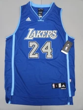 Adidas LA Lakers Kobe Bryant Blue DeadStock Jersey YOUTH Size Large (14-16) New 