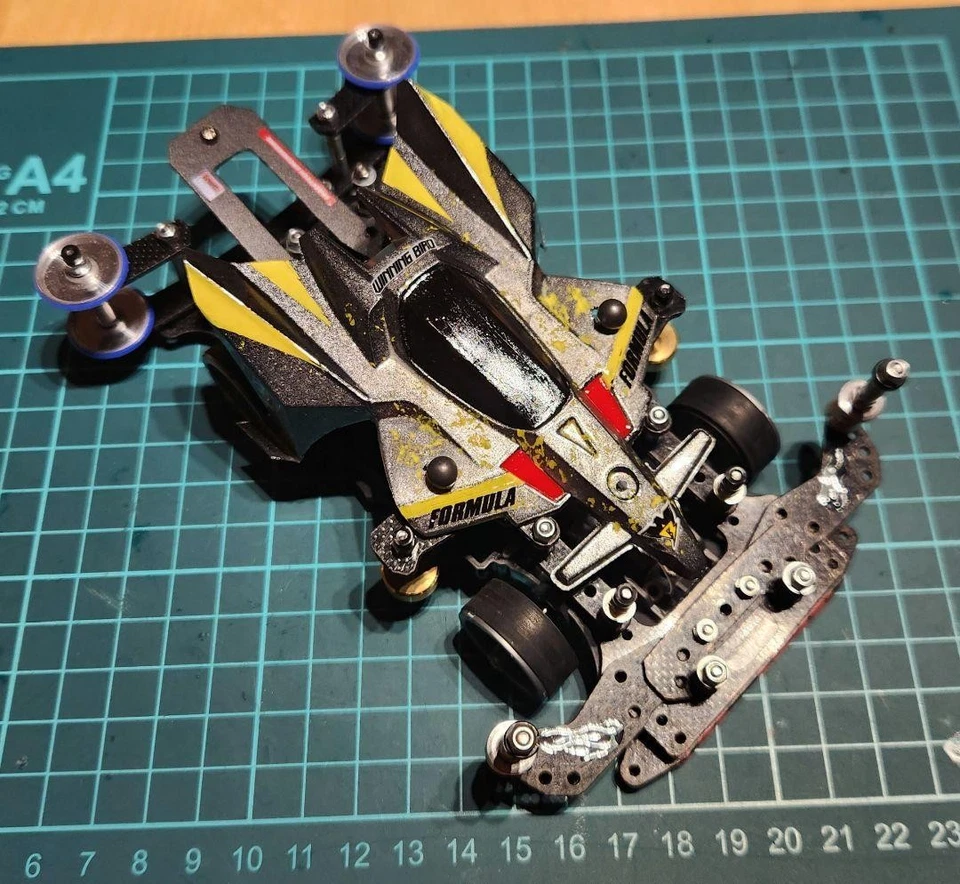 Tamiya Mini 4WD Custom Finished Model Metal Bearings Used - Image 3 of 4