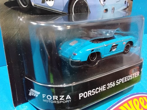 2017 HOT WHEELS NEW MODEL PORSCHE 356 SPEEDSTER BLUE FORZA MOTORSPORT ROADSTER - Picture 3 of 10