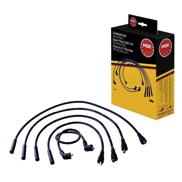 ZüNdleitungssatz 5 Kabel Schwarz NGK Aftermarket-Expertise FüR U.A. Ford Transit-image