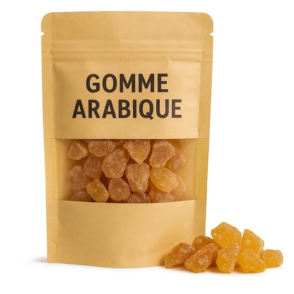 Goma Arábiga Natural – Resina Pura de Acacia 50/100/200/500g – Salud y Belleza