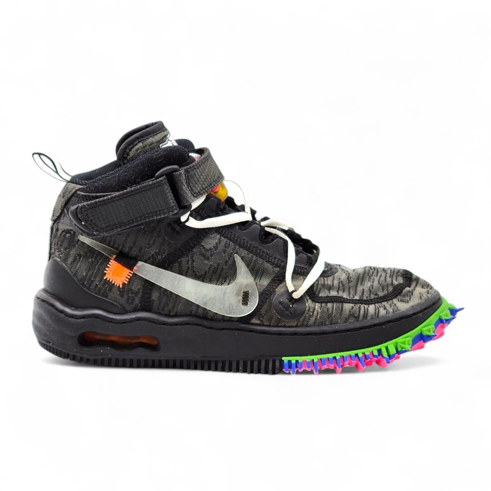 OFF WHITE X NIKE Nike x Off White Air Force 1 Mid SP Graffiti DO6290 001 EU 40 US 7 usate
