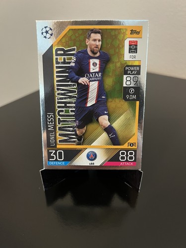 2022-23 Topps Match Attax UEFA Club Competitions Match Winner Lionel Messi #188