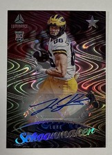 Luke Schoonmaker 2023 Panini Luminance Blue Rookie Auto #d 39/50 #135 Cowboys Rc