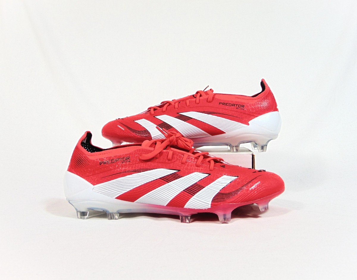 Adidas Predator Elite FG Pure Victory Pack Red Soccer Cleats Sz 13
