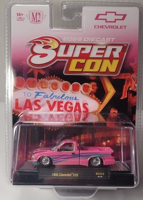 2026 Las Vegas Super Convention  Exclusive, M2 Chevy S10 Lowrider~pink   