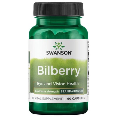 Swanson Bilberry - Maximum Strength 250 mg 60 Capsules