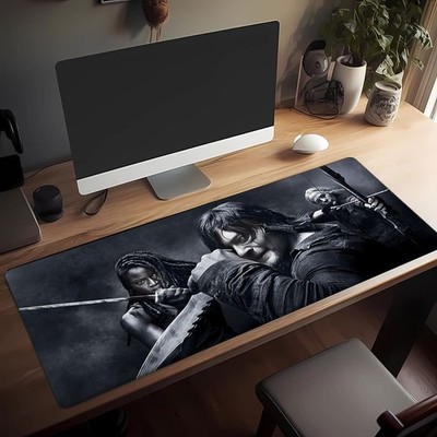 40*90cm The Walking Dead TV Show Inspired Gaming Mouse Pad - Non-Slip Rubber Bas