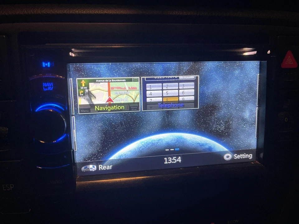 Clarion NZ501E Autoradio 2 DIN Bluetooth DVD Navi Touchscreen - Bild 3 von 4