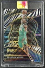 BRANDON MILLER 2023-24 PANINI SELECT #286 ROOKIE ZEBRA PRIZM SSP RC COURTSIDE
