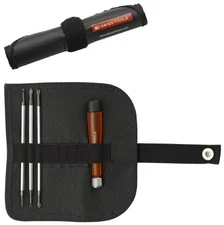 PB Swiss Tools 9-Piece Precision Driver Blade Set 515 Roll-Up Case TI