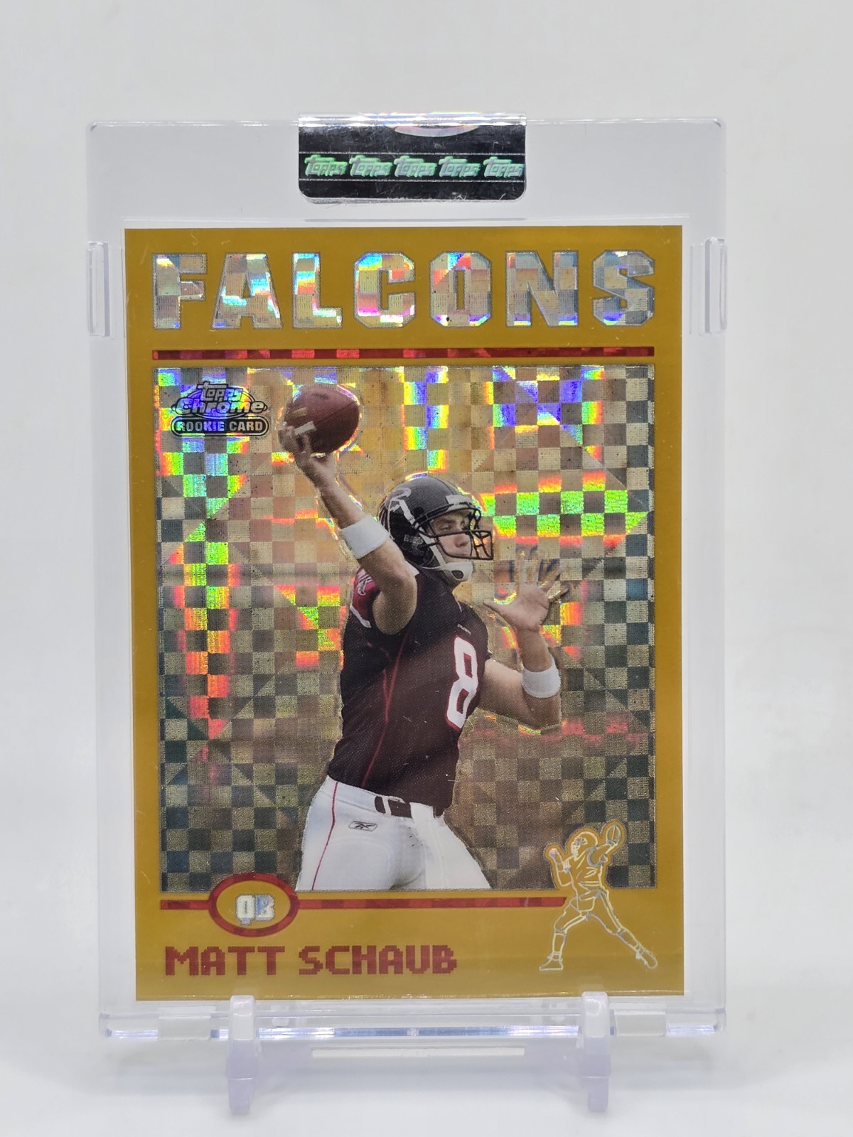 Matt Schaub Topps Chrome #211 Gold Xfractor