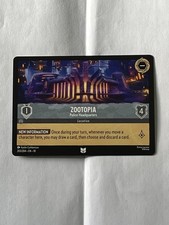 Disney Lorcana Whispers in the Well Zootopia-Police Headquarters 203/204