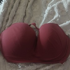 Women's Pink Strapless Bra
