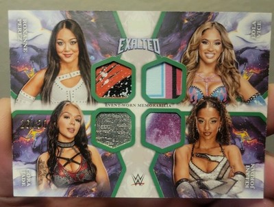 2025 Topps Exalted WWE - Quad Relics Jade, Perez,Vice,Jordan Green /50 (MEM)