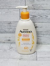 Aveeno Protect Hydrate Sunscreen Moisturizing Lotion, 12 fl oz, Exp 12/26