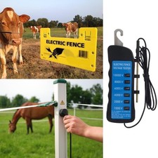 Farm Use Electric Fence Testers 10000V Detection Waterproof Designs for Farm