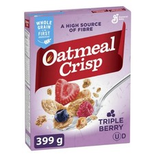 Oatmeal Crisp Triple Berry Breakfast Cereal, 399g
