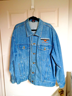 Harley Davidson Men's Las Vegas Cafe Ride Free Denim Jean Trucker Jacket  XL 