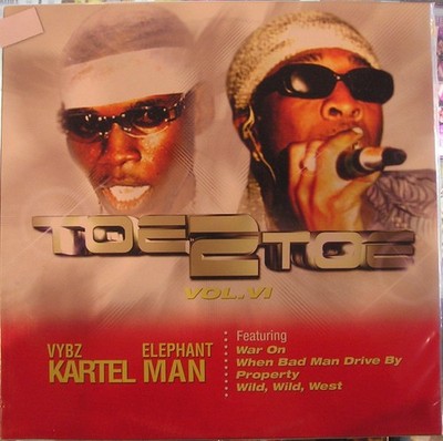 Vybz Kartel / Elephant Man - Toe 2 Toe Vol. VI (2xLP, Comp)
