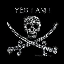 Glitzer Nieten Strass Gothic Skull Totenkopf Damen T-Shirt *7230 black