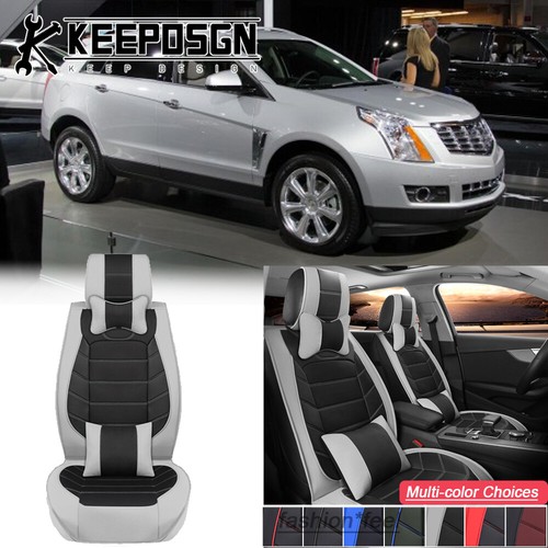For Cadillac Srx Suv Car Seat Covers Interior Front Full Set Leather 2/5 Seater