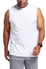 C9 Champion Men's Big & Tall Tech Sleeveless Shirt True White Pick Size