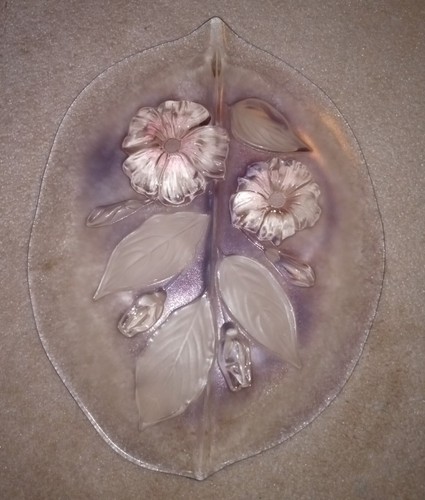 Vintage Mikasa Calypso Crystal Plate Germany 1pc - Picture 2 of 2