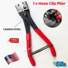 Metal Hose Clip Pliers Click R Type Water Pipe Collar Clamp Swivel Tool US