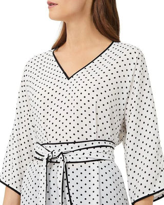 Hobbs London Iris Belted Top MSRP $165 Size 10 # 5C 2196 NEW | eBay