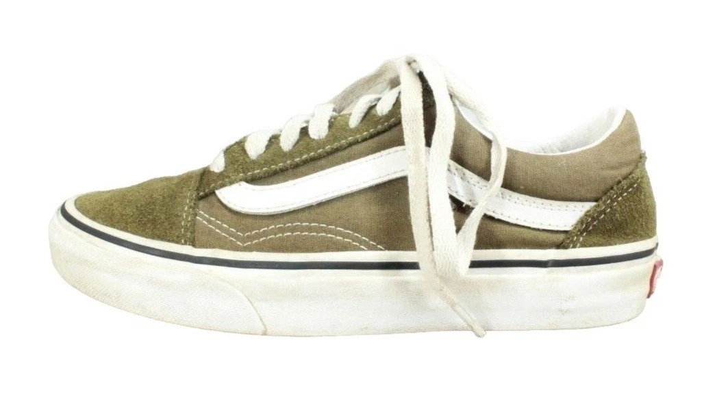 Old skool top olive green vans