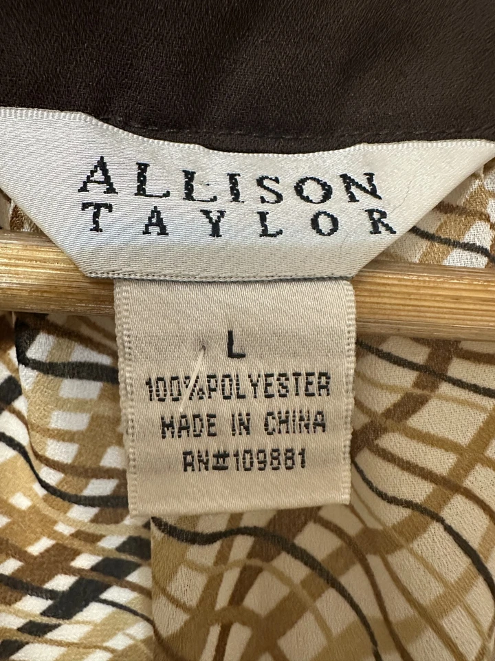 Винтажная женская майка Y2K Allison Taylor размер L бохо вестерн фестиваль 90-х с бантом - Изображение 2 из 4