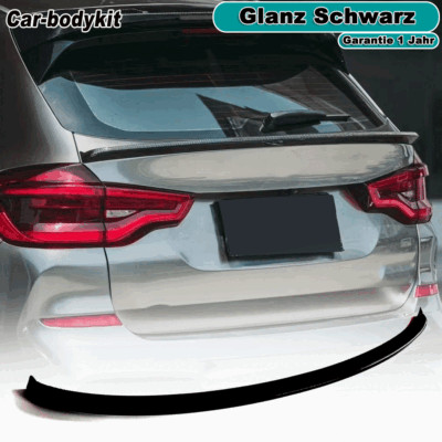 For BMW X3 G01 X3M F97 18-23 Gloss Black Rear Wing Lip Spoiler 