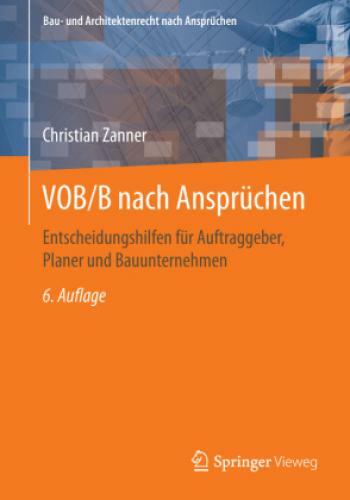 Thumbnail - Vob/b Nach Ansprüchen Entscheidungshilfen Für Auftraggeber, Planer Und