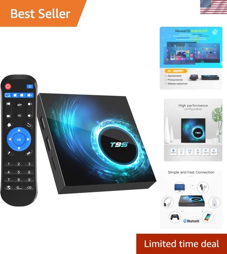 Compact Allwinner H616 Android TV Box - 6K Playback, 4GB RAM, Smart Features