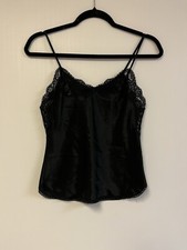 Vintage Gold Label Victoria  s Secret Lace Cami Y2K Goth Whimsigoth Made In USA