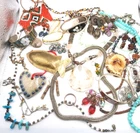 Vintage Boho Costume Jewelry Lot Mixed Materials Quality 31 Item Gift Resell Art