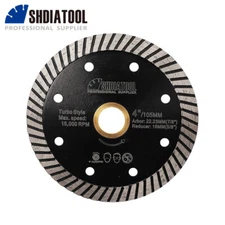 4"/105mm Turbo Thin Diamond Cutting Blade Granite Marble Grinder Saw Wheel Disc