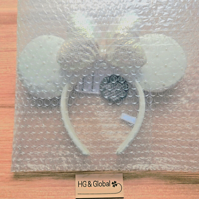Tokyo Disney Resort Minnie Quilted Ears Headband Pearl White  display picture 1