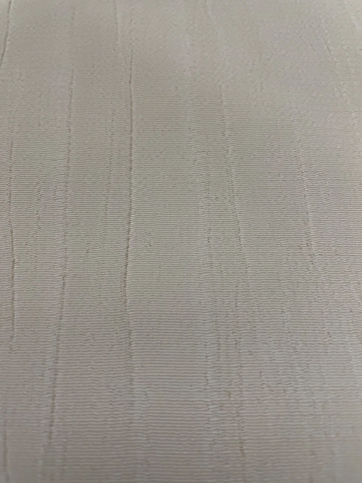 Fabric Lot 2 Yds 8 In 56 W Cream Crinkled Fabric Apparel - Image 2 of 4