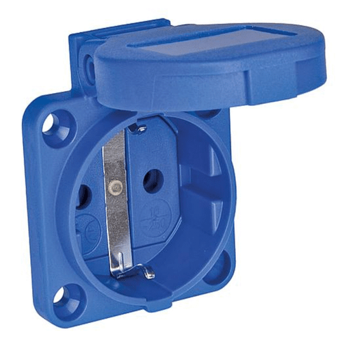 Schuko Anbausteckdose - Einbausteckdose Thermoplast IP54 16A 250V Schraubkontakt - Bild 11 von 11