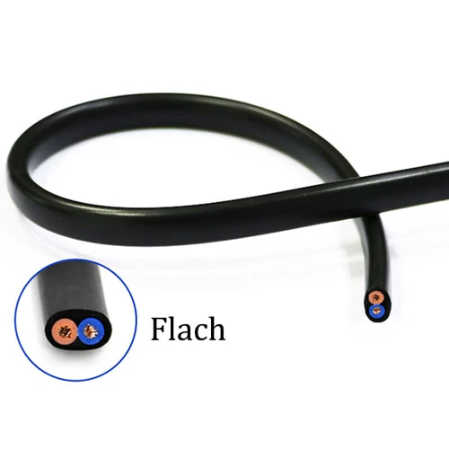 Flexible Power Cable 0.3mm²~2.5mm² 2 Core Wire PVC Insulated RVVB Black/ White - Picture 4 of 12