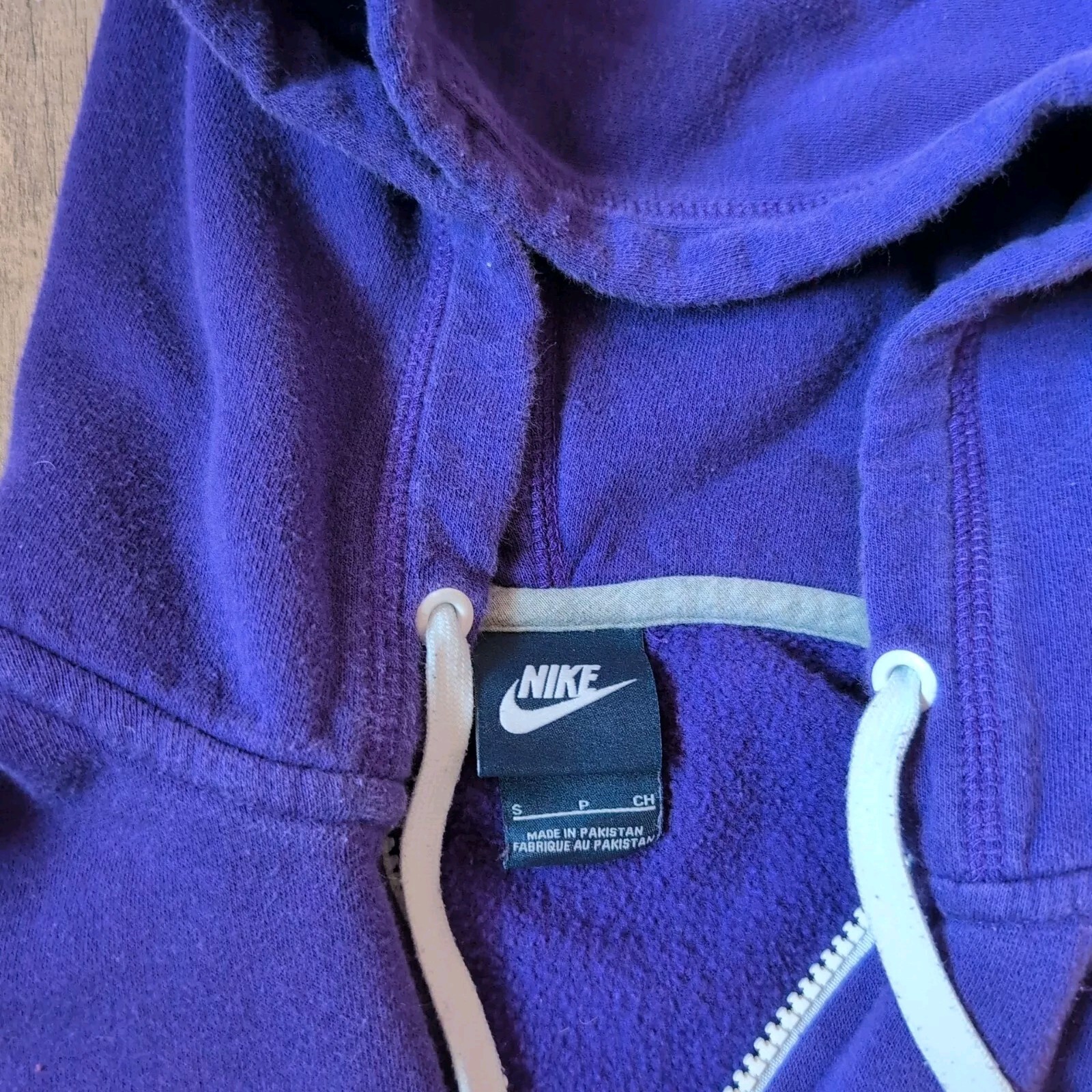 SACAI X NIKE Nike Giacca Donna Small S Viola Therma Fit Full Zip Manica Lunga Felpa con Cappuccio Donna