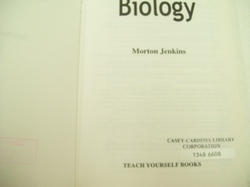 TEACH YOURSELF BIOLOGY POPULAR SCIENCE SERIES MORTON JENKINS HODDER 1ST ED 2001 - Picture 6 of 12