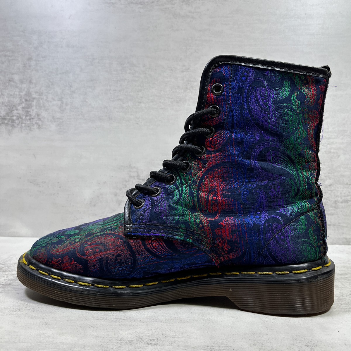 Dr Martens Vintage Made In England Paisley Boots - Women display picture 1