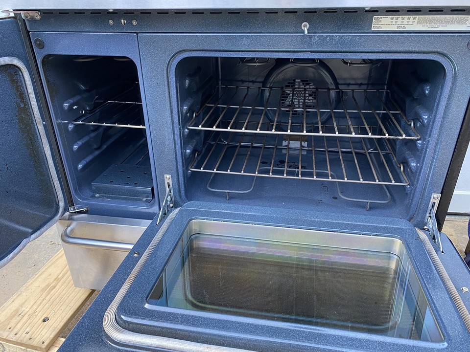 FrigidAire 5 Burner Gas Range 40" with Convection 220 Volts eBay