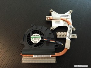 HP EliteBook 8440p Ersatzteil: Lüfter, Cooler, Kühler, Fan + Heatsink 592950-001